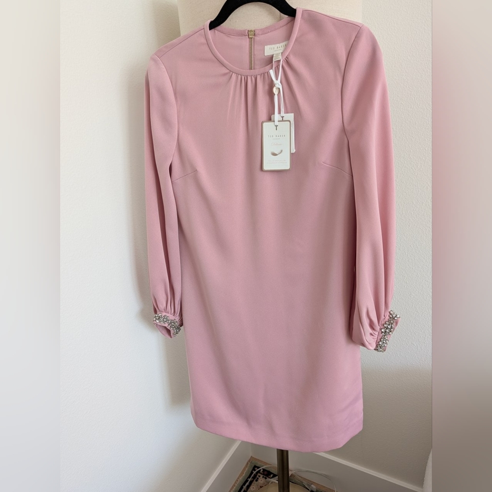 Ted Baker Blush Pink Satin Dress